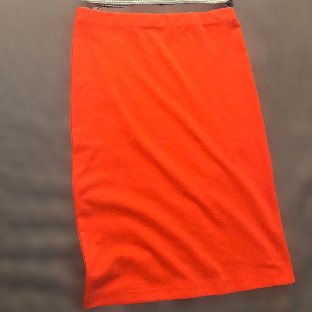 Neon fitted skirt